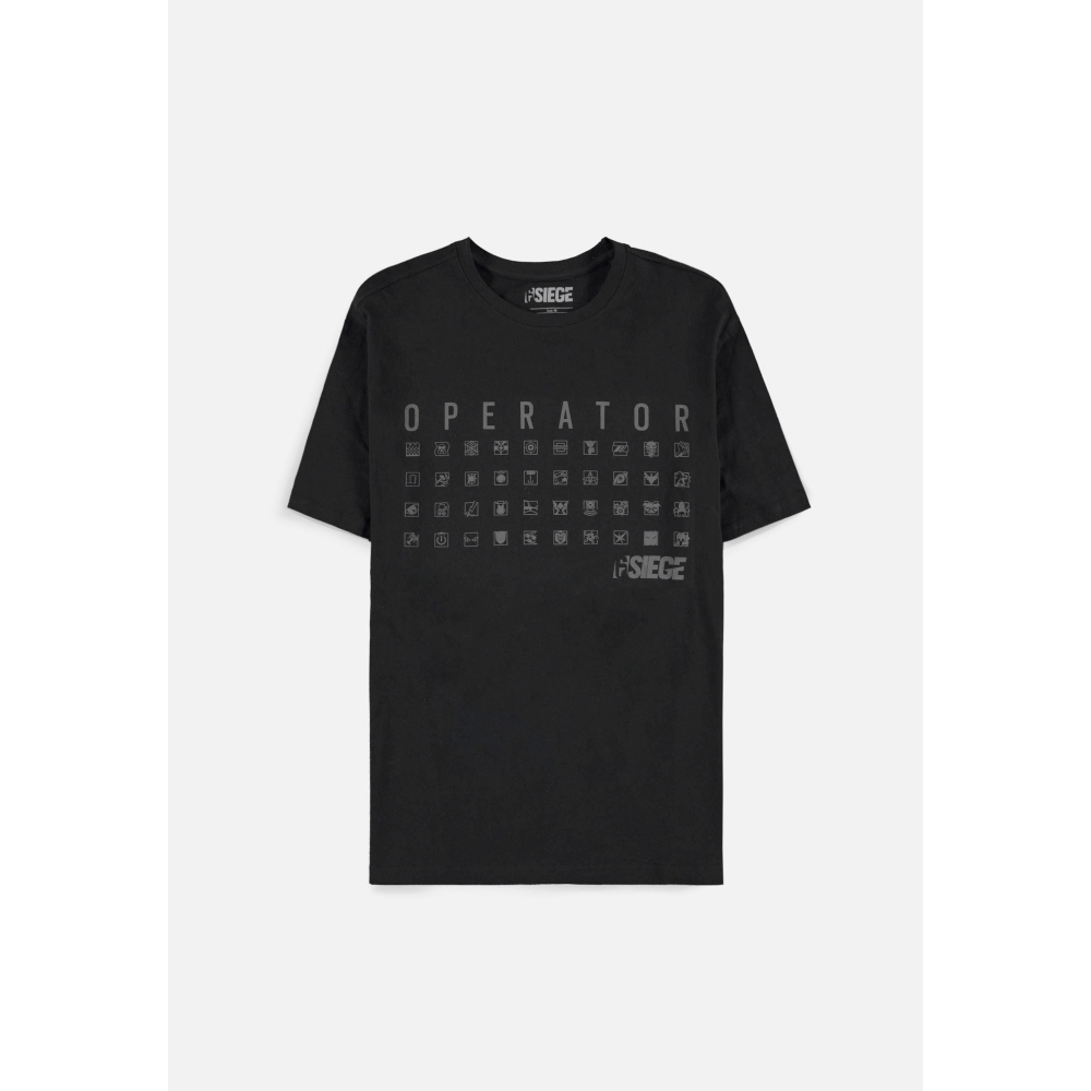 6 Siege - Operator Icons T-shirt Homme - Noir